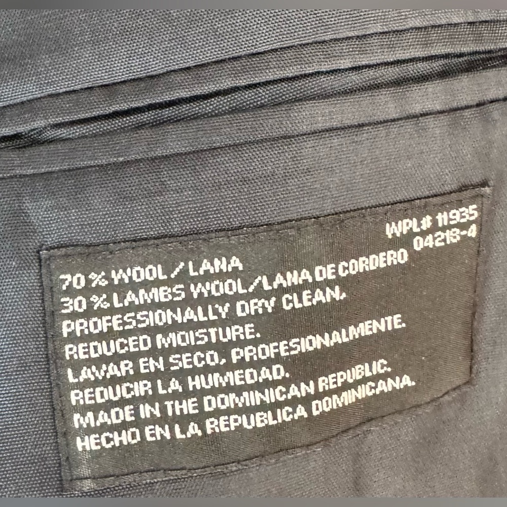Towncraft Gray Blue Herringbone Tweed Blazer Wool 40S Classic - Picture 9 of 11